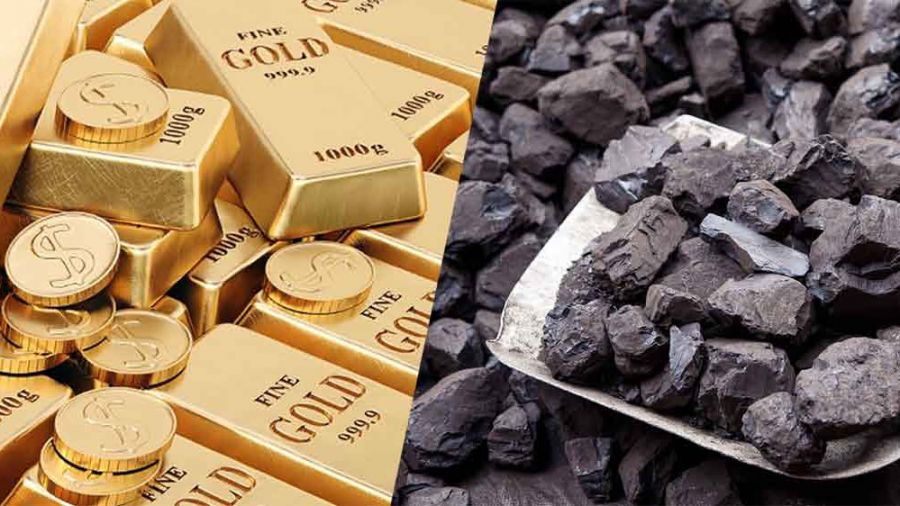 석탄 350만 톤 증가, 금 4.4톤 줄어들어.jpeg