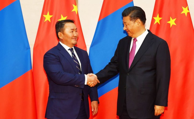 Kh.Battulga 몽골대통령, 시진핑 중국 주석과 공식 회담.jpg