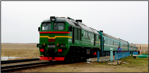 몽골 영토를 경유한 운송용 기관차 횟수가 2017년에 556대였다면 2018년에 855대가 되어 증가 추세를 보여.png