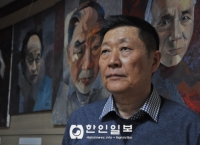 고려인지도자 초상화 그리는 사람, 동포 화가 문 빅토르